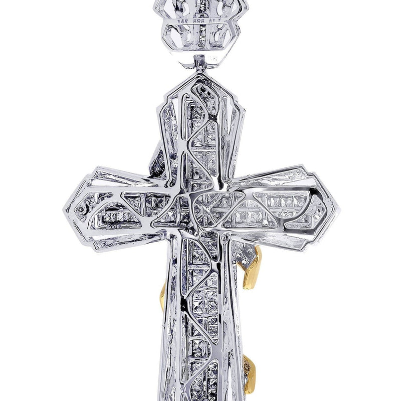 Diamond Cross Pendant| 3.57 Carats| 19.95 Grams