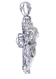 Diamond Cross Pendant| 1.72 Carats| 15.36 Grams