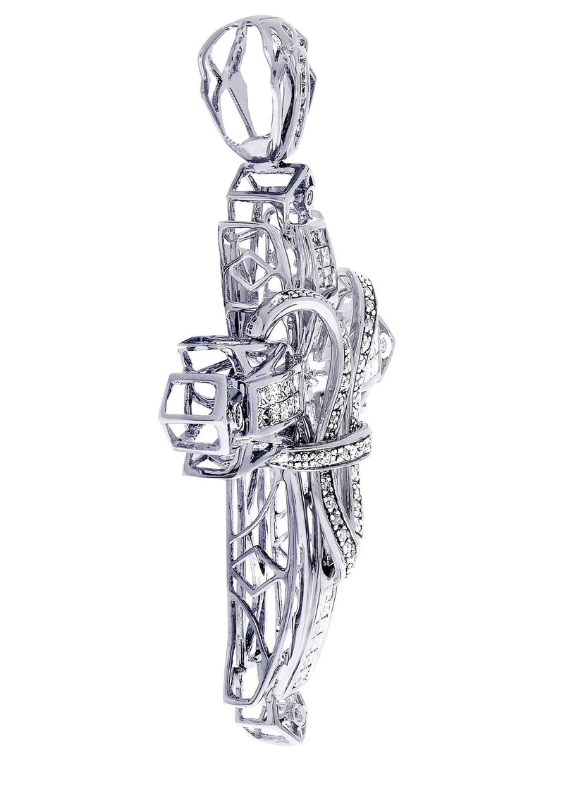Diamond Cross Pendant| 1.72 Carats| 15.36 Grams
