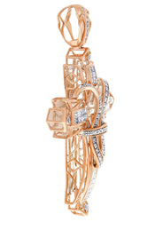 Diamond Cross Pendant| 1.68 Carats| 16.44 Grams