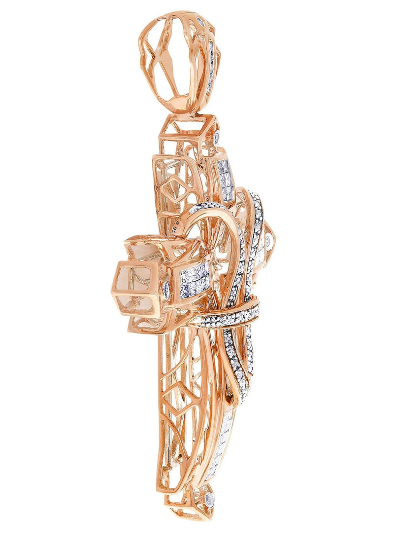 Diamond Cross Pendant| 1.68 Carats| 16.44 Grams