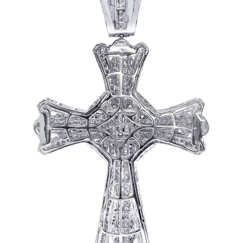 Diamond Cross Pendant| 5.34 Carats| 35.08 Grams