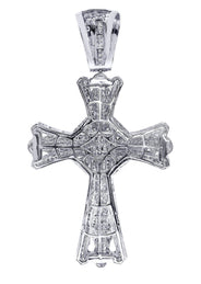 Diamond Cross Pendant| 5.34 Carats| 35.08 Grams