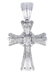 Diamond Cross Pendant| 5.34 Carats| 35.08 Grams