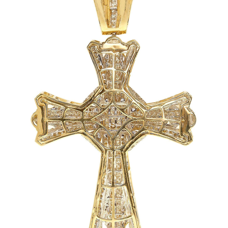 Diamond Cross Pendant| 5.47 Carats| 35.78 Grams