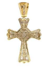 Diamond Cross Pendant| 5.47 Carats| 35.78 Grams