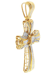 Diamond Cross Pendant| 5.47 Carats| 35.78 Grams