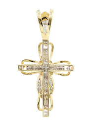 Diamond Cross Pendant | 1.22 Carats | 8.62 Grams