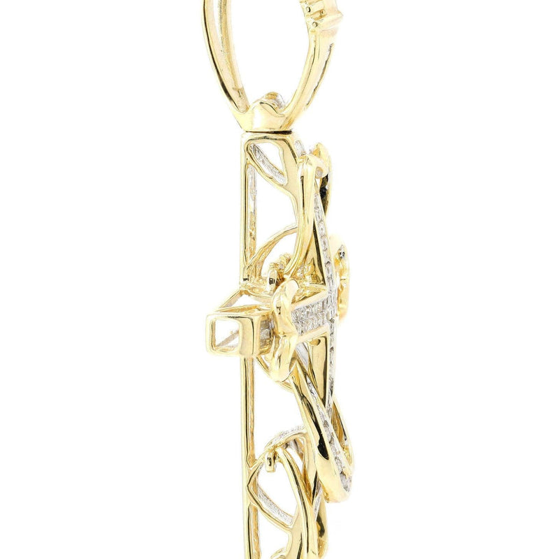 Diamond Cross Pendant | 1.22 Carats | 8.62 Grams