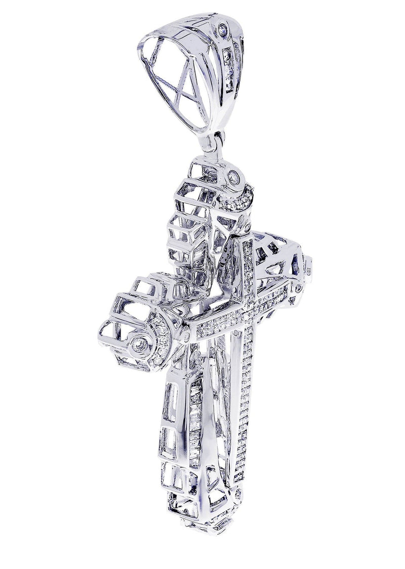 Diamond Cross Pendant| 2.1 Carats| 16.75 Grams