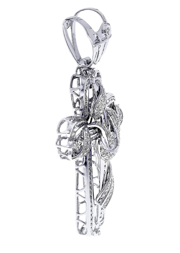 Diamond Cross Pendant| 3.34 Carats| 29.13 Grams