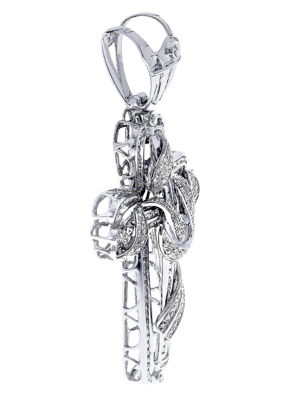 Diamond Cross Pendant| 3.34 Carats| 29.13 Grams