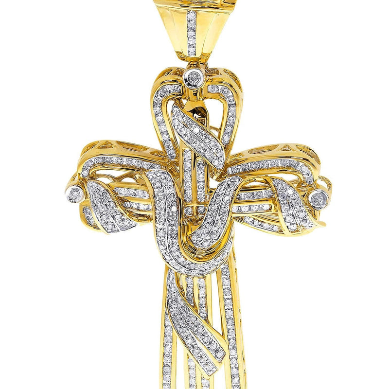 Diamond Cross Pendant| 3.25 Carats| 29.69 Grams