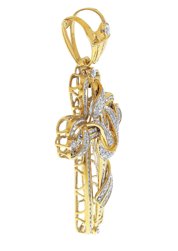 Diamond Cross Pendant| 3.25 Carats| 29.69 Grams