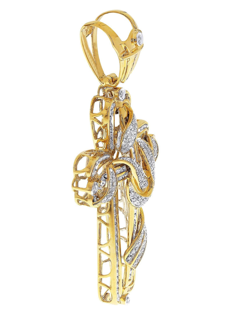 Diamond Cross Pendant| 3.25 Carats| 29.69 Grams