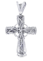 Diamond Cross Pendant| 1.95 Carats| 29.55 Grams