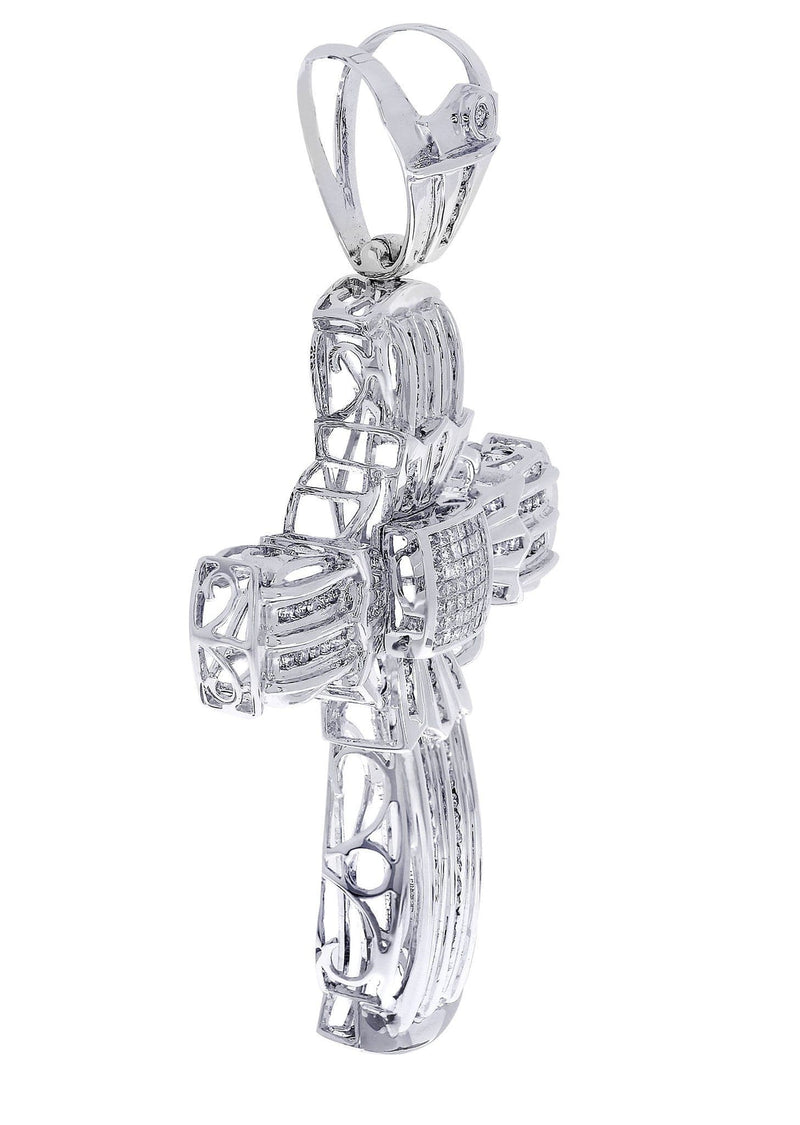 Diamond Cross Pendant| 1.95 Carats| 29.55 Grams
