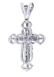 Diamond Cross Pendant| 2.88 Carats| 24.74 Grams