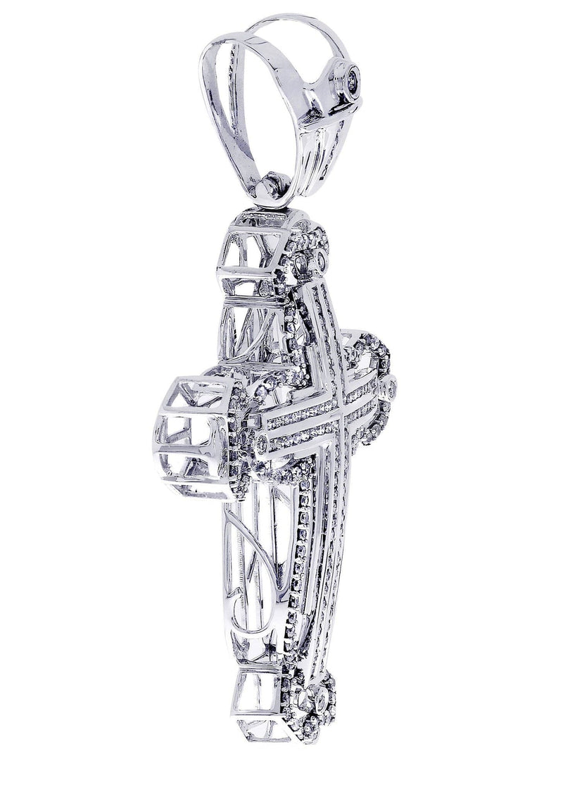 Diamond Cross Pendant| 2.88 Carats| 24.74 Grams
