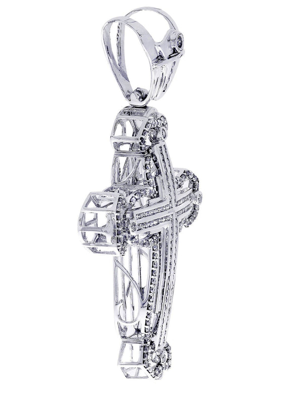 Diamond Cross Pendant| 2.88 Carats| 24.74 Grams