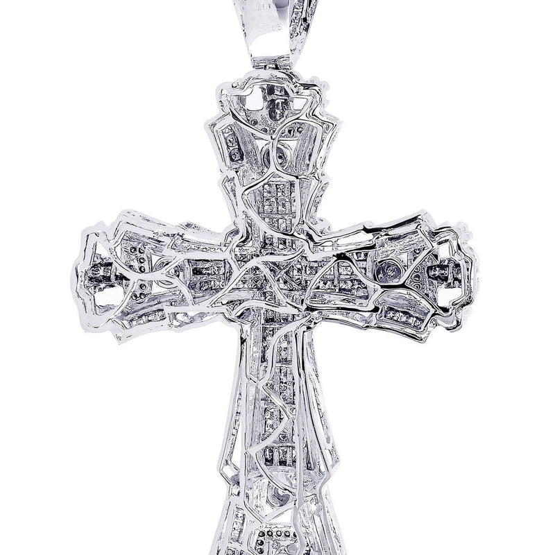 Diamond Cross Pendant| 4.3 Carats| 31.55 Grams