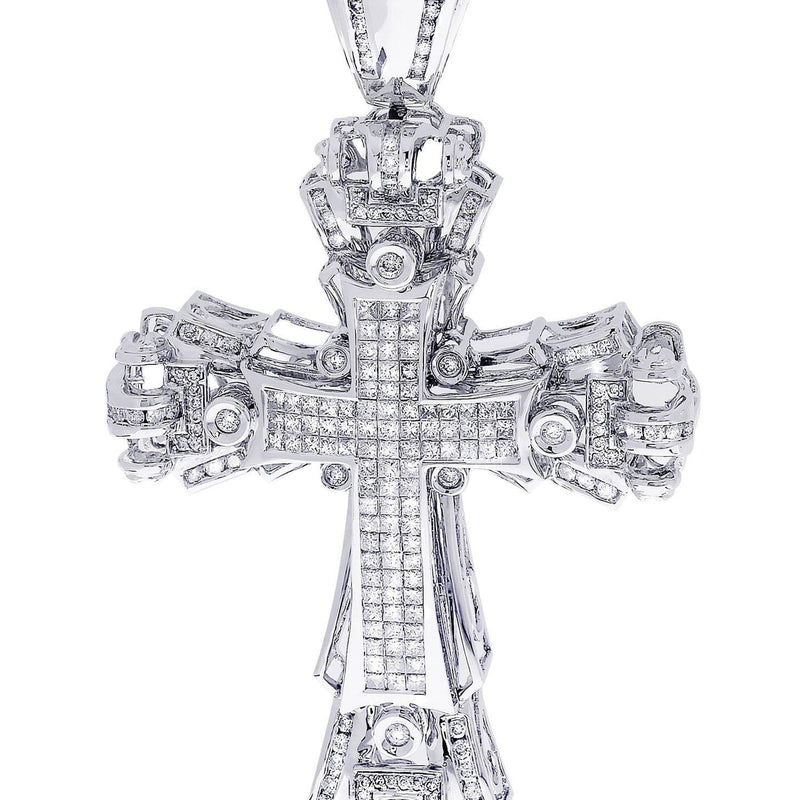 Diamond Cross Pendant| 4.3 Carats| 31.55 Grams