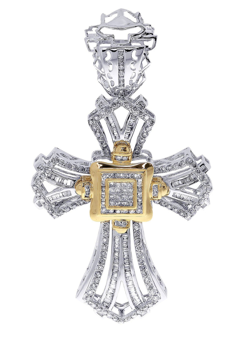 Diamond Cross Pendant| 2.1 Carats| 20.43 Grams