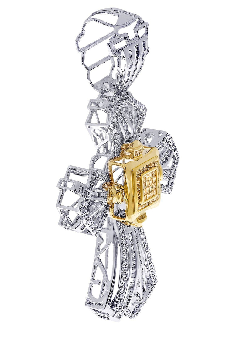 Diamond Cross Pendant| 2.1 Carats| 20.43 Grams