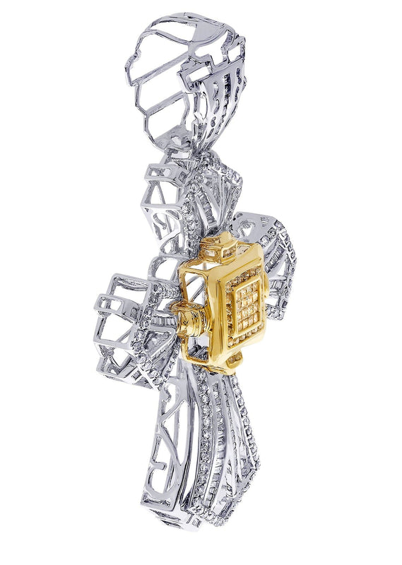 Diamond Cross Pendant| 2.1 Carats| 20.43 Grams
