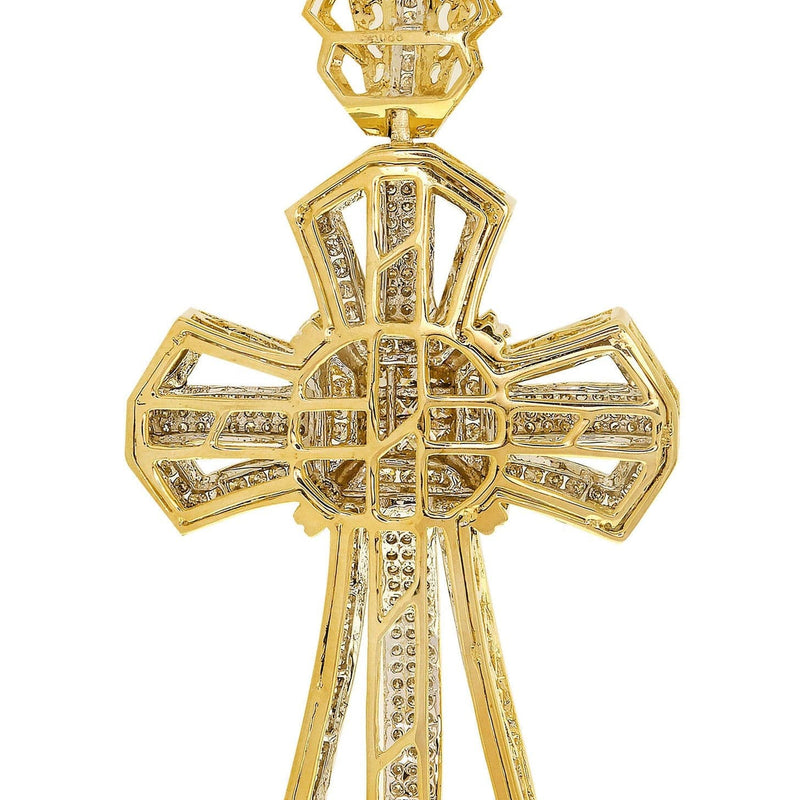 Diamond Cross Pendant| 3.05 Carats| 22.98 Grams