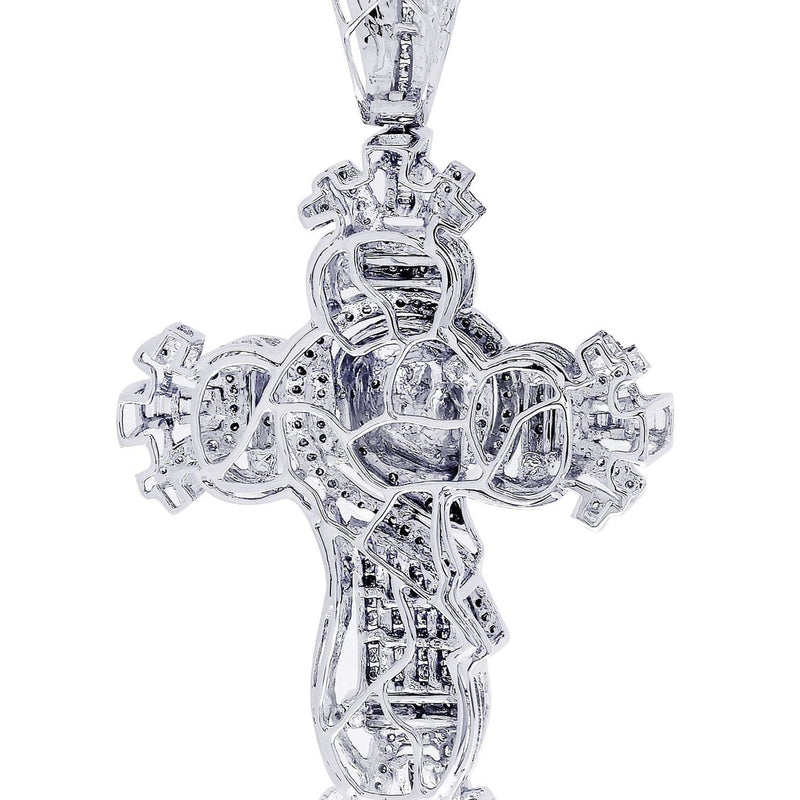 Diamond Cross Pendant| 2.7 Carats| 23.4 Grams