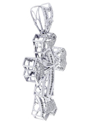Diamond Cross Pendant| 2.28 Carats| 21.68 Grams