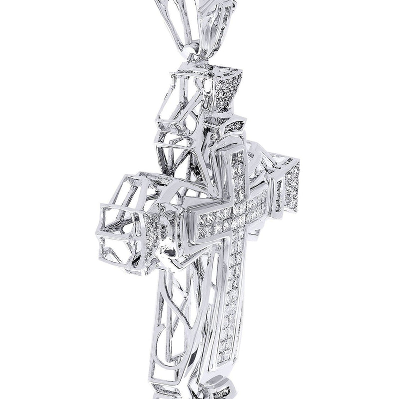 Diamond Cross Pendant| 3.05 Carats| 18.65 Grams