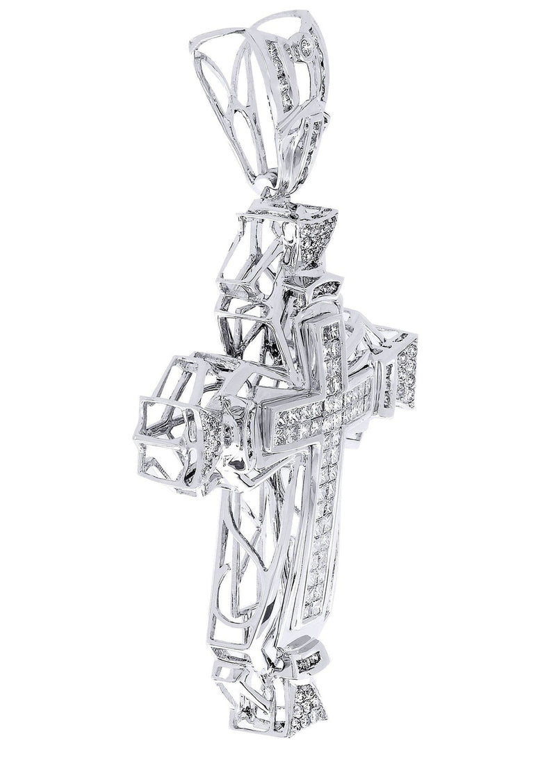 Diamond Cross Pendant| 3.05 Carats| 18.65 Grams