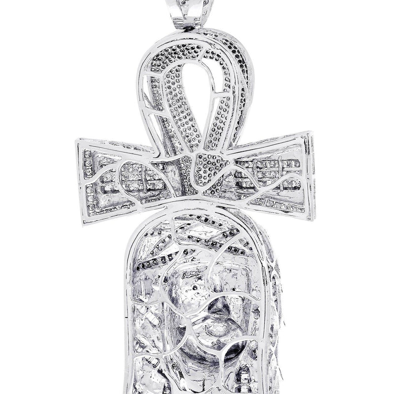 Diamond Cross Pendant| 5.27 Carats| 48.65 Grams