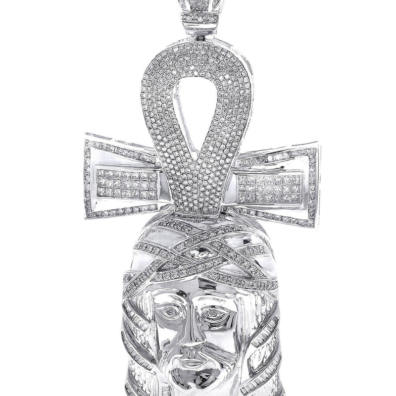 Diamond Cross Pendant| 5.27 Carats| 48.65 Grams