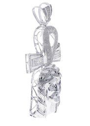 Diamond Cross Pendant| 5.27 Carats| 48.65 Grams