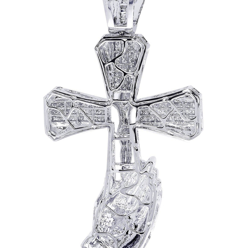 Diamond Cross Pendant| 3.6 Carats| 33.37 Grams