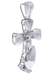 Diamond Cross Pendant| 3.6 Carats| 33.37 Grams