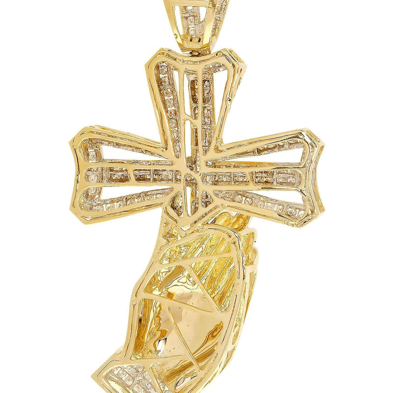 Diamond Cross Pendant| 2.65 Carats| 29.58 Grams