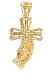 Diamond Cross Pendant| 2.65 Carats| 29.58 Grams