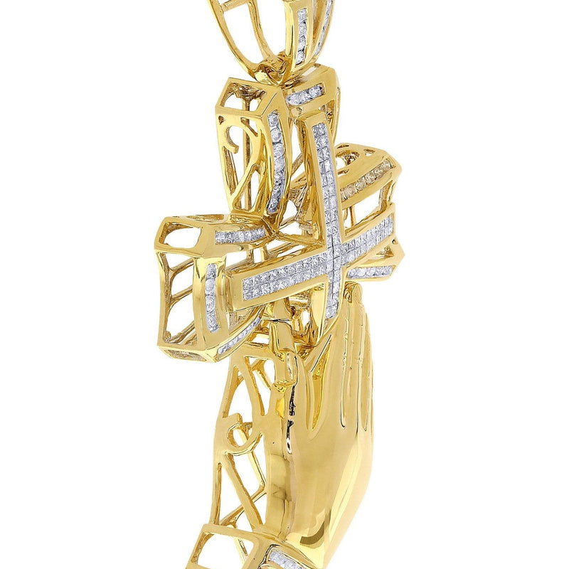Diamond Cross Pendant| 2.65 Carats| 29.58 Grams