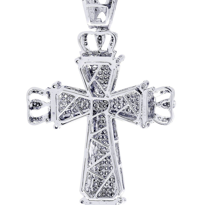 Diamond Cross Pendant| 2.01 Carats| 17.84 Grams