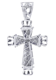 Diamond Cross Pendant| 2.01 Carats| 17.84 Grams