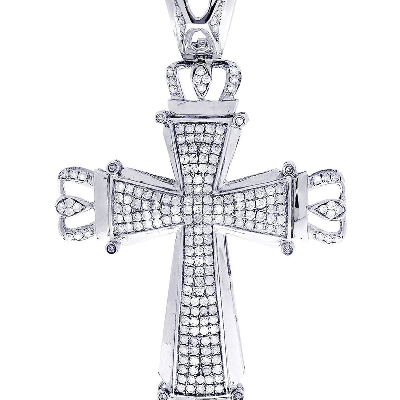 Diamond Cross Pendant| 2.01 Carats| 17.84 Grams