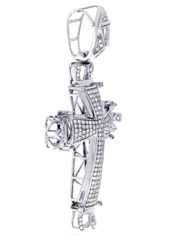 Diamond Cross Pendant| 2.01 Carats| 17.84 Grams