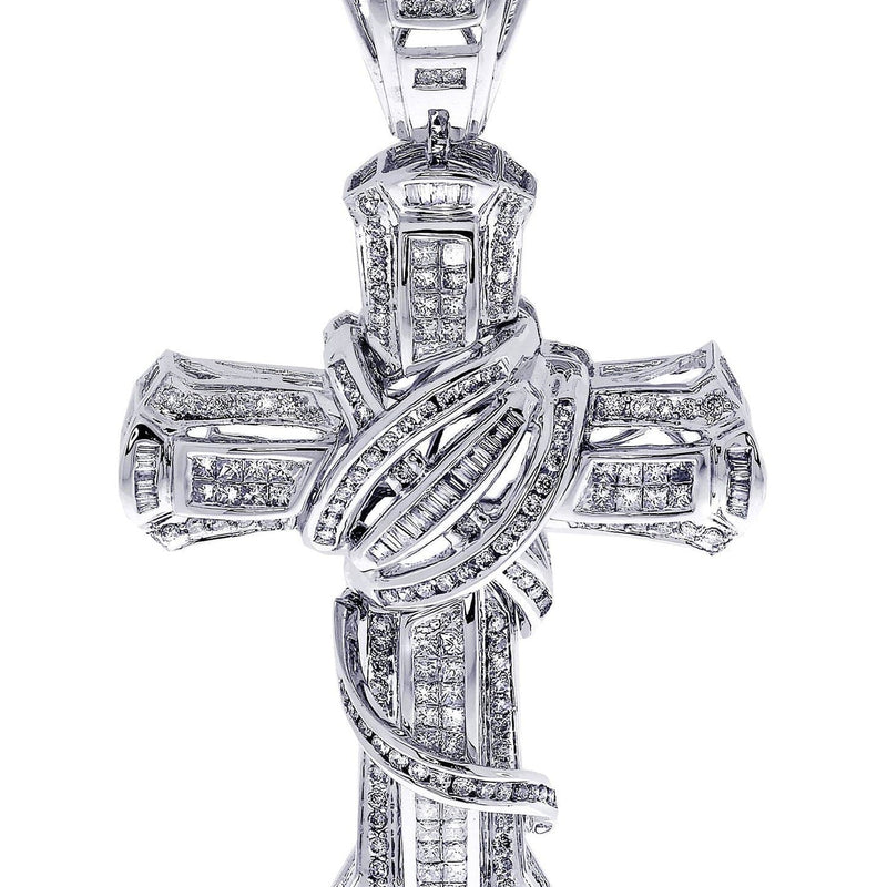 Diamond Cross Pendant| 2.17 Carats| 18.01 Grams