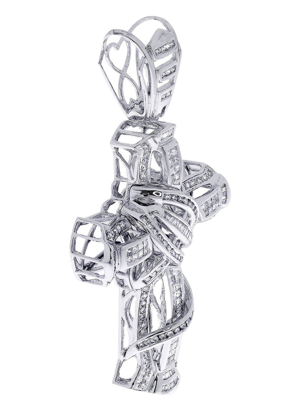Diamond Cross Pendant| 2.17 Carats| 18.01 Grams