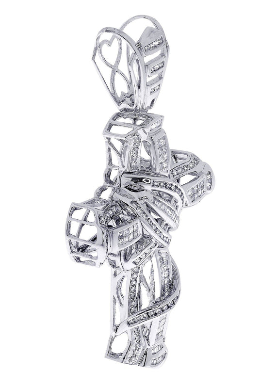 Diamond Cross Pendant| 2.17 Carats| 18.01 Grams
