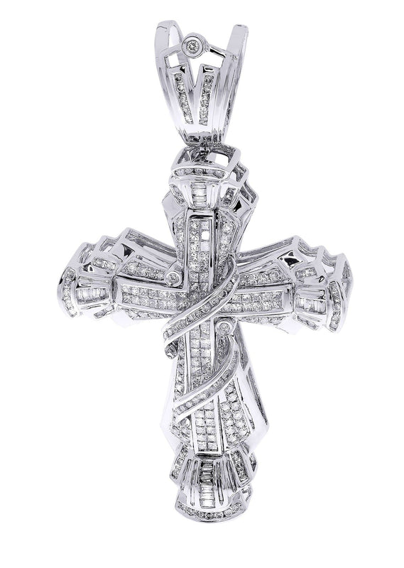 Diamond Cross Pendant| 3.23 Carats| 23.26 Grams